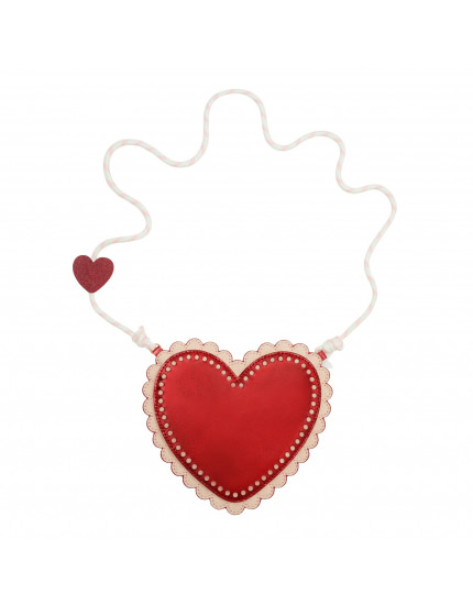 Сумочка Scalloped Heart Red