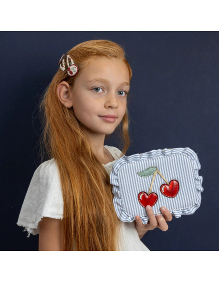 Сумочка Striped Cherry Blue 4
