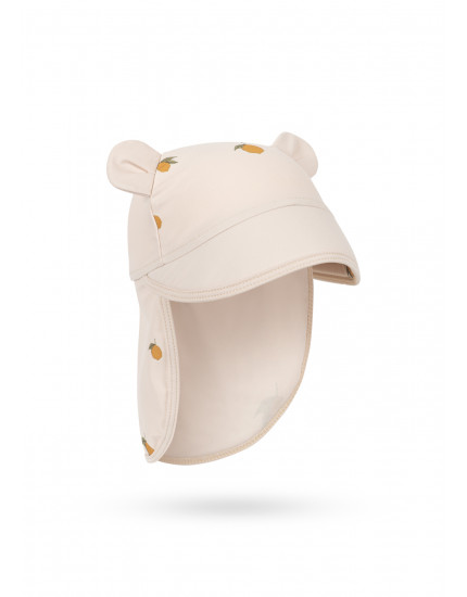 Aster Bear Sun Hat Mon Grand Citron 0-3M