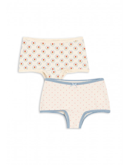 Basic 2 Pack Girl Hipsters Go Pirouette Dot 12M