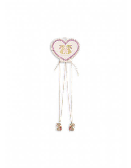 Bunny Bestie Necklace Gold One Size