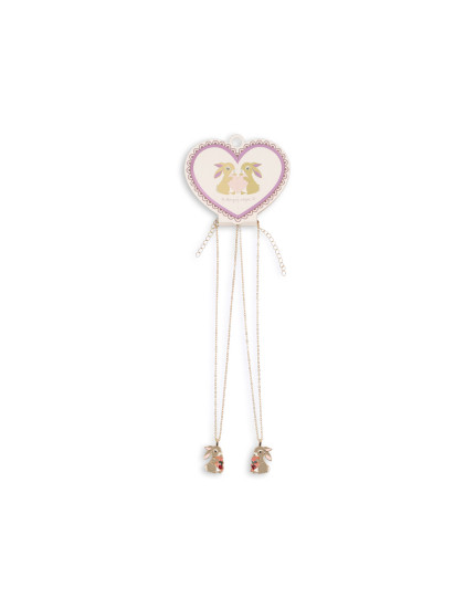 Bunny Bestie Necklace Gold One Size