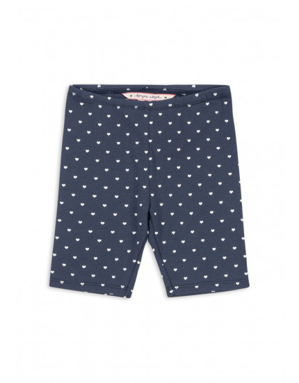 Classic Short Leggings Heart Blues 2Y