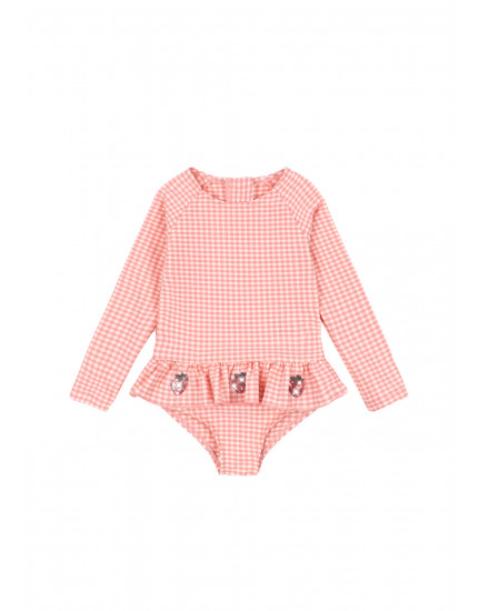 Etta LS Swimsuit Geranium Pink