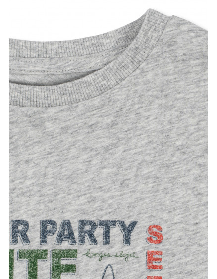 Famo Tee Grey Melange 3