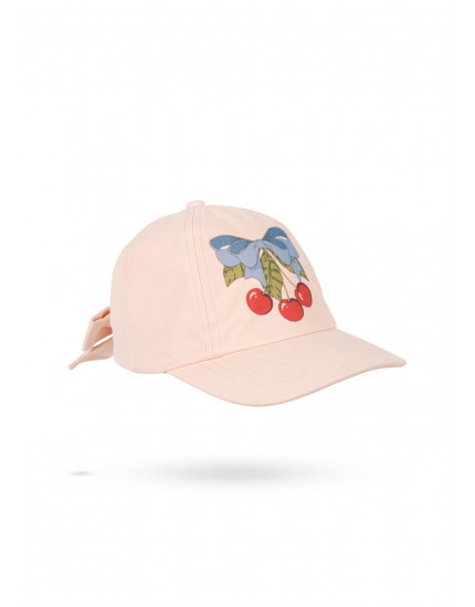 Frankie Bow Cap Chintz Rose 12-18M