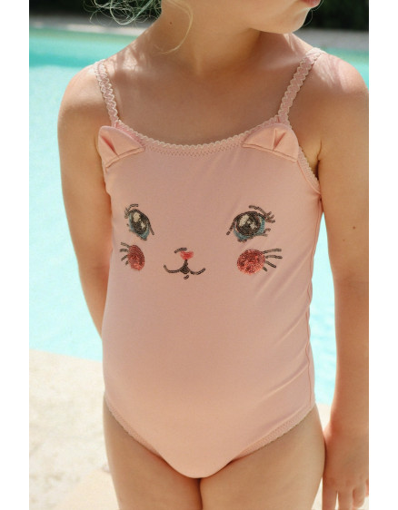 Kitty Swimsuit Powder Pink 3