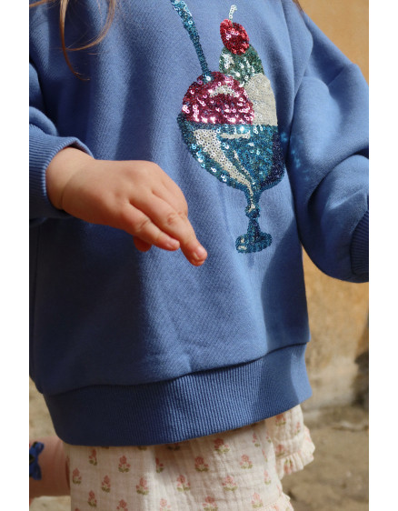 Loumilla Sweatshirt Colony Blue 3