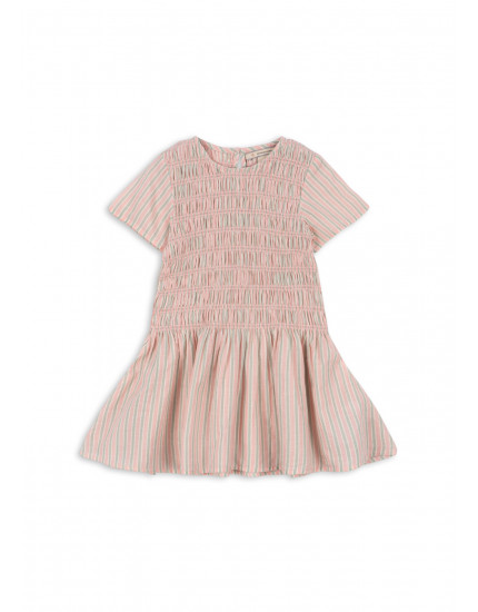 Luli Dress Blush Stripe 2Y
