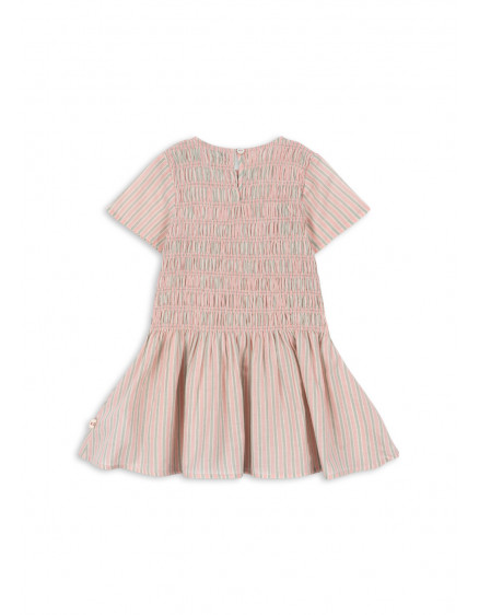Luli Dress Blush Stripe 2