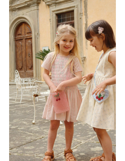 Luli Dress Blush Stripe 2