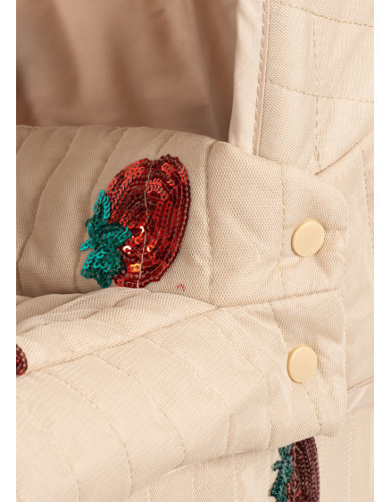Minnie Tulle Doll Pram Strawberry 6