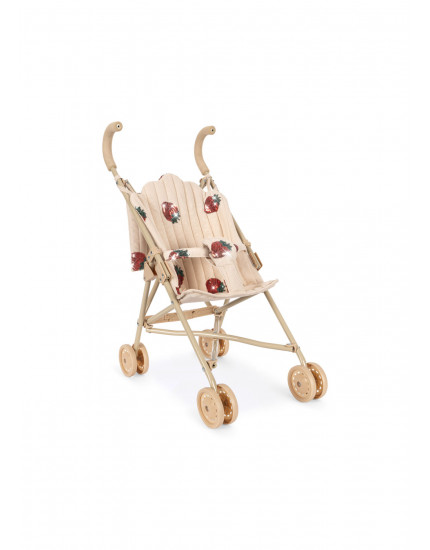 Tulle Doll Stroller Strawberry One Size