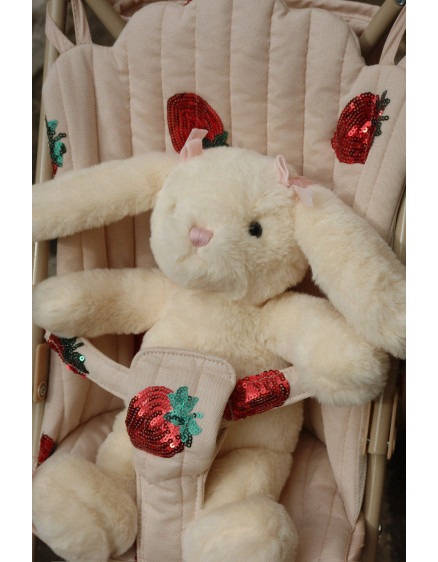 Tulle Doll Stroller Strawberry 2