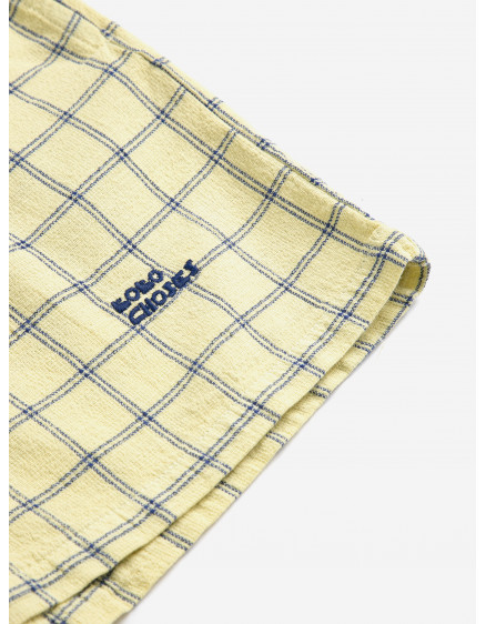 Spicy Window Pane Bermuda Shorts Yellow 5