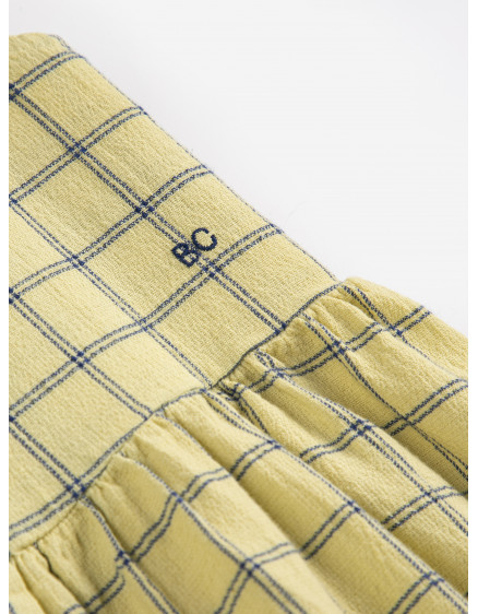 Spicy Window Pane Woven Dress Yellow 4