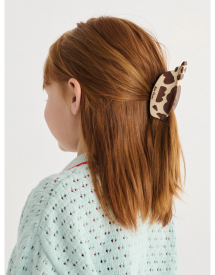 Farm Adventure Claw Clip Brown One Size