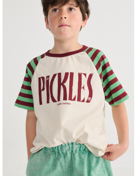 Spicy Pickles Raglan T-shirt Off White 2