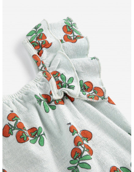 Juicy Tomatoes All Over Ruffled Dress Blue 5