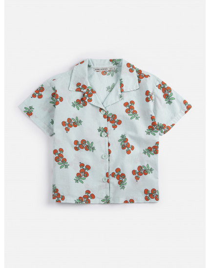 Juicy Tomatoes All Over Woven Shirt Blue 2-3Y