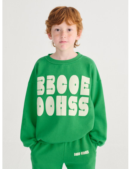 Bobo Choses Modern Sweatshirt Green 2