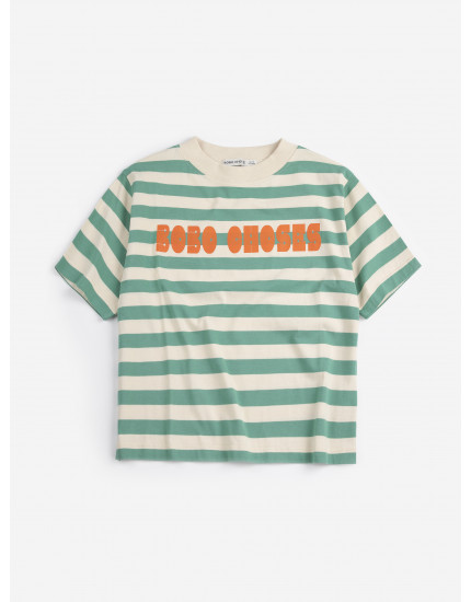 Bobo Choses Modern Striped T-shirt White 4-5Y