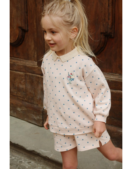Spotty LS Polo Rosewater Dot 4