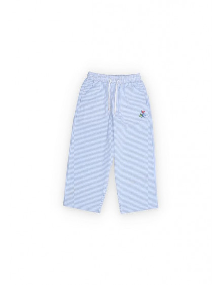 Almond Pant Vista Blue Stripes 3