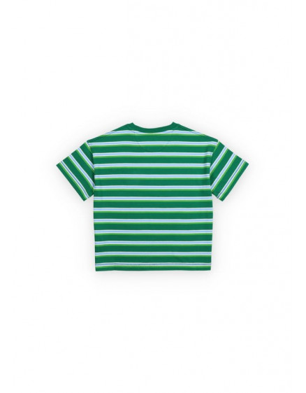 Ciclan T-Shirt Verdant Green Mini Stripes 2