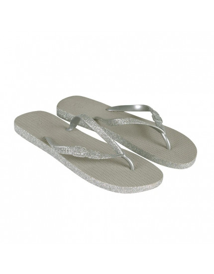Morango Glitter Silver Sandals 35-36