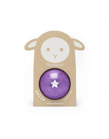 Glittery Tiger balloon 10 cm – Purple One Size