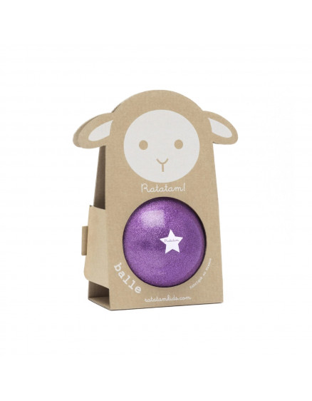 Glittery Tiger balloon 10 cm – Purple 5