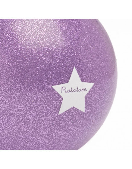 Glittery Tiger balloon 10 cm – Purple 3