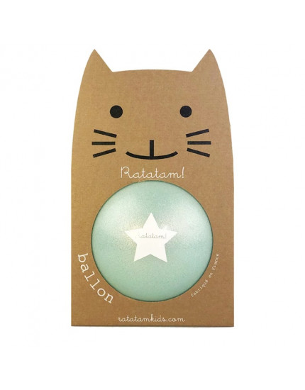 The Summer Glitter Balloon Cat – Blue One Size