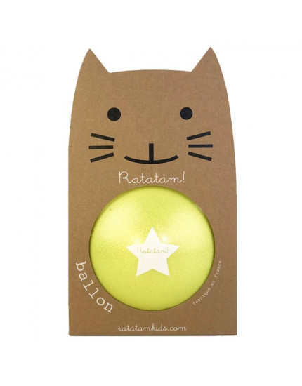 The Summer Glitter Balloon – Yellow One Size