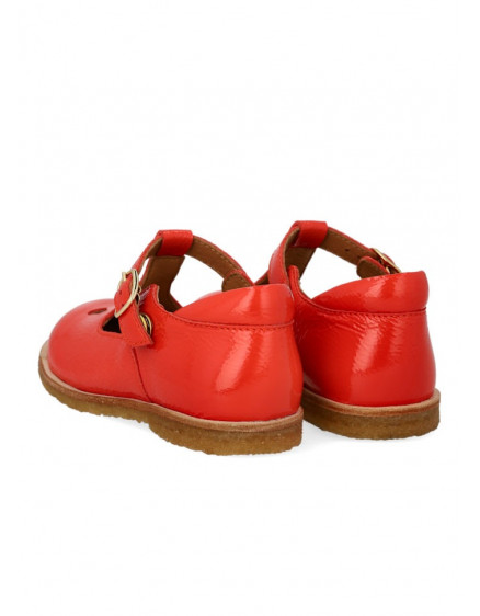 Mary Jane with die-cut hearts Coral 2
