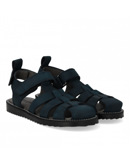 Closed toe Fisherman sandal Navy