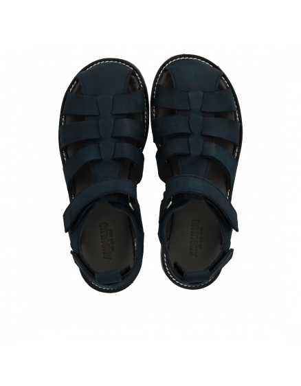 Closed toe Fisherman sandal Navy 4