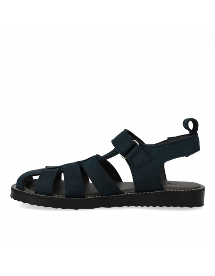 Closed toe Fisherman sandal Navy 2
