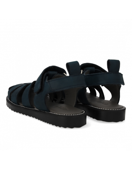 Closed toe Fisherman sandal Navy 6