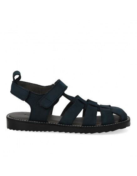 Closed toe Fisherman sandal Navy 3