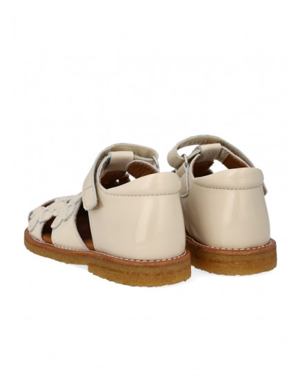Sandal with floral details Buttermilk 5