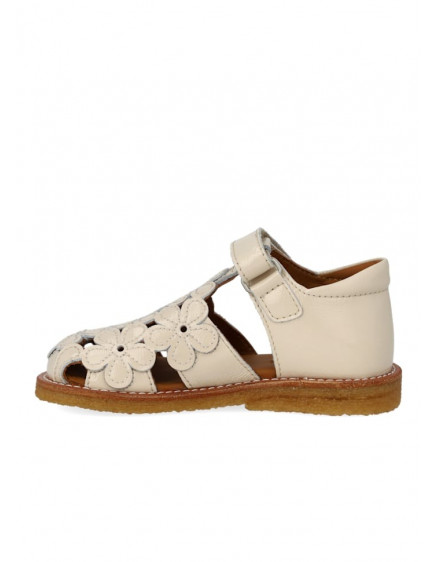 Sandal with floral details Buttermilk 3
