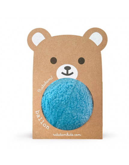 12cm Teddy Bear Ball – Blue One Size