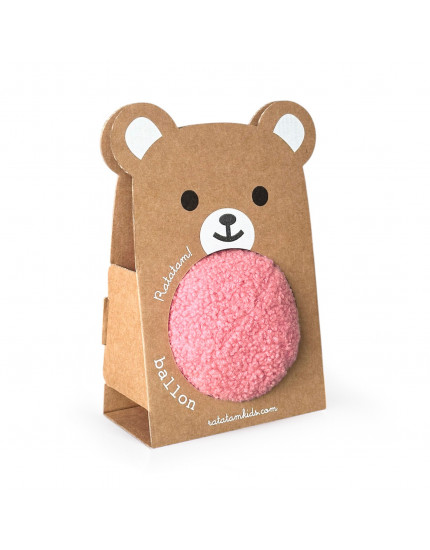 12cm Teddy Bear Ball – Pink One Size