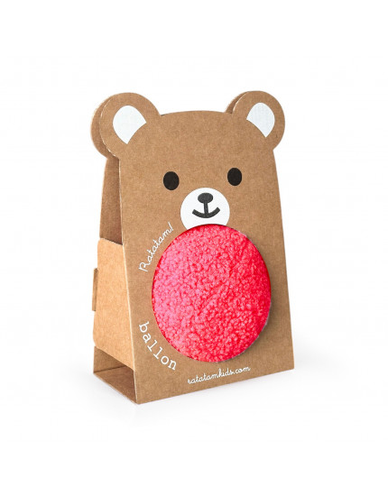 12cm Teddy Bear Ball – Red One Size