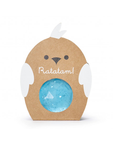 The Faceted Bird Bouncing Ball – Blue One Size