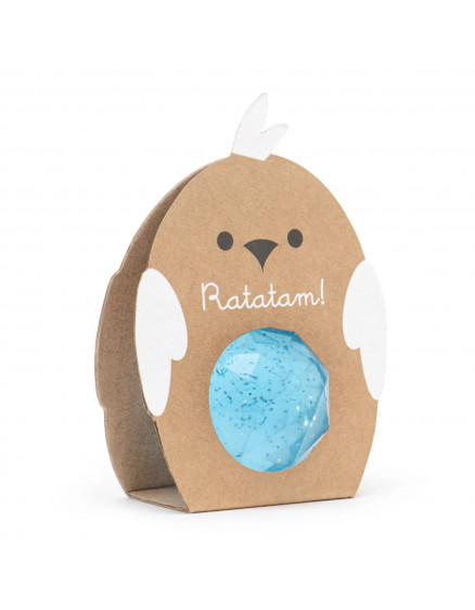 The Faceted Bird Bouncing Ball – Blue 3