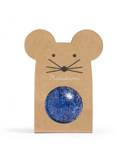 Glitter Mouse Bouncing Ball – Blue One Size
