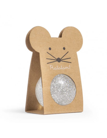 Glitter Mouse Bouncing Ball – Silver 3